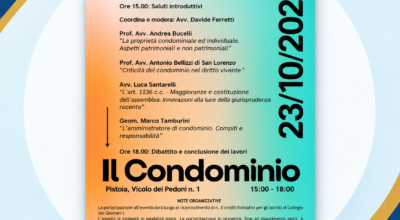 Pistoia – Corso: “Il Condominio”